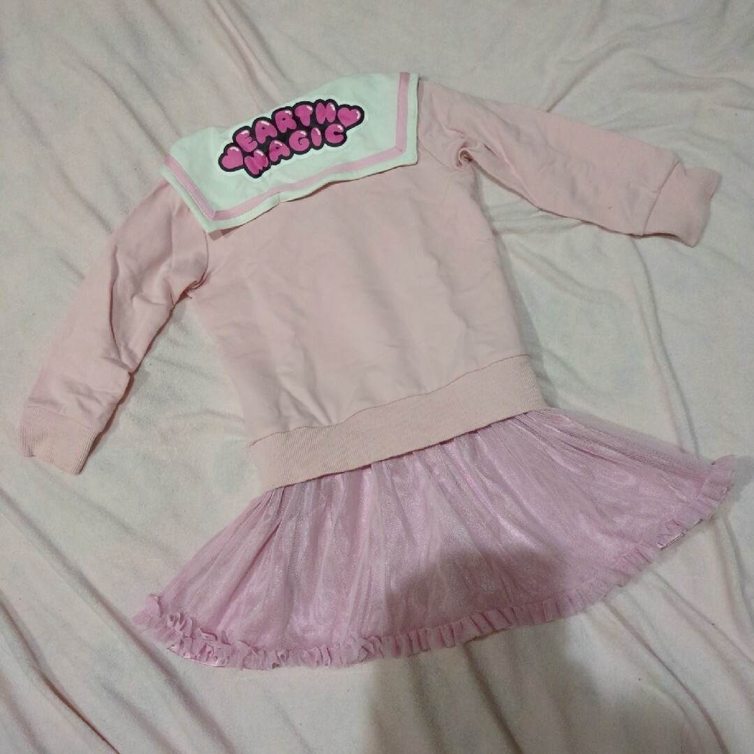 EARTHMAGIC(アースマジック)のEARTHMAGIC　ワンピース キッズ/ベビー/マタニティのキッズ服女の子用(90cm~)(ワンピース)の商品写真