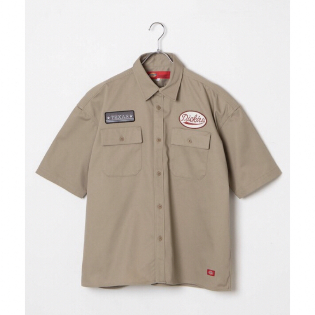 Dickies(ディッキーズ)の美品 Dickies ディッキーズ ワークシャツ Lサイズ  ベージュ サイズL メンズのトップス(シャツ)の商品写真