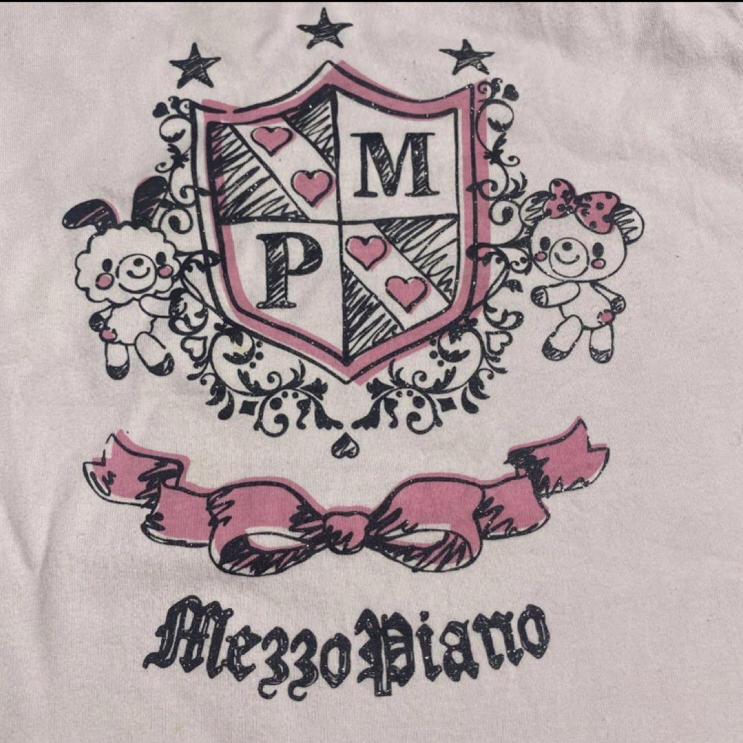 mezzo piano junior(メゾピアノジュニア)のメゾピアノジュニア　160  ピンクTシャツ キッズ/ベビー/マタニティのキッズ服女の子用(90cm~)(Tシャツ/カットソー)の商品写真