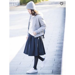 ユニクロ(UNIQLO)のユニクロ ドライ ストレッチ タック スカート(ひざ丈スカート)