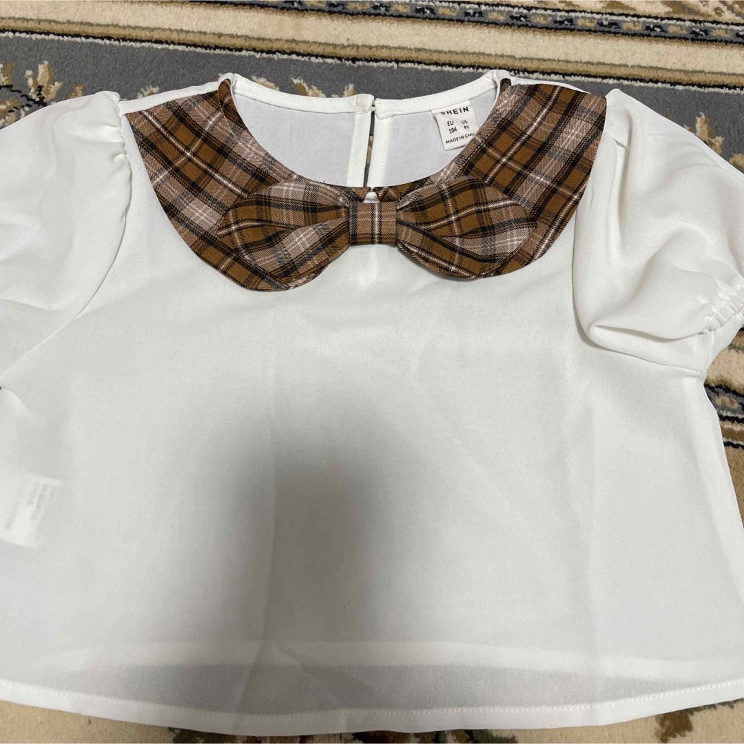 SHEIN 半袖トップス スカート セットアップ 100  キッズ/ベビー/マタニティのキッズ服女の子用(90cm~)(その他)の商品写真