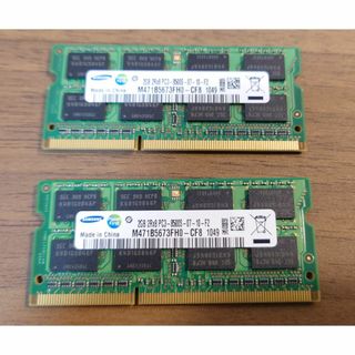 サムスン(SAMSUNG)のノートPC用DDR3メモリ 4GB (2GBx2) SAMSUNG(PCパーツ)