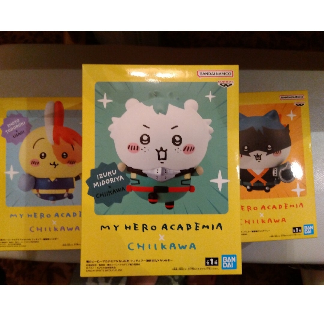 ちいかわ(チイカワ)のちいかわ×僕のヒーローアカデミア エンタメ/ホビーのおもちゃ/ぬいぐるみ(キャラクターグッズ)の商品写真