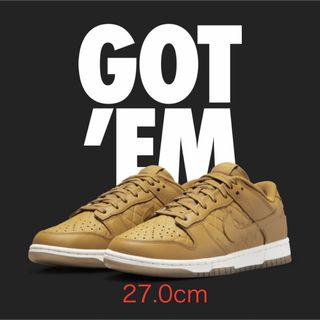 ナイキ(NIKE)の27.0cm W NIKE DUNK LOW ウィート(スニーカー)