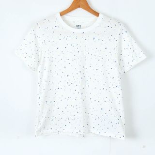 ユニクロ(UNIQLO)のユニクロ 半袖Tシャツ UT ディズニーコラボ レディース Mサイズ ホワイト UNIQLO(Tシャツ(半袖/袖なし))