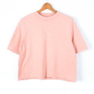 ユニクロ(UNIQLO)のユニクロ 半袖Tシャツ クロップドT 大きいサイズ レディース XLサイズ ピンク UNIQLO(Tシャツ(半袖/袖なし))