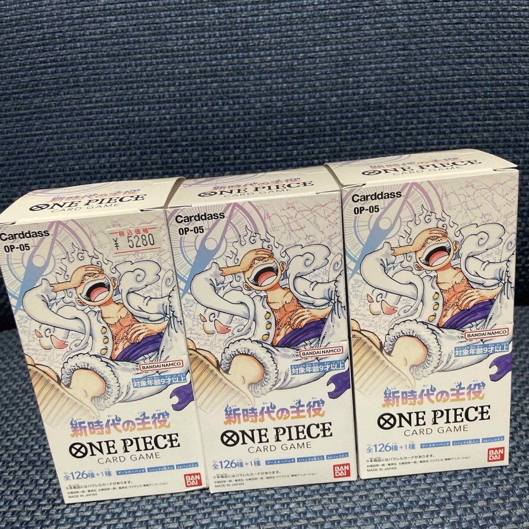 ワンピースゲームカード新時代の主役　3BOX ROMANCE DAWN 3BOX