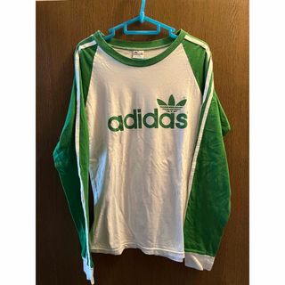 アディダス(adidas)のアディダス  Tシャツ　ロンT 長袖　春　秋　冬　古着　スポーツ　ジム　(Tシャツ(長袖/七分))