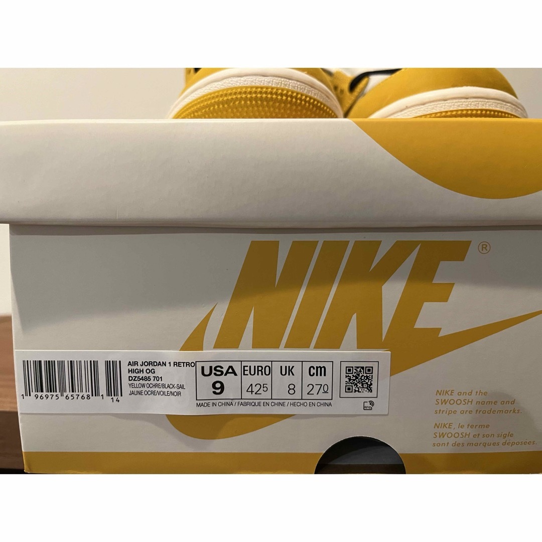 Jordan Brand（NIKE）(ジョーダン)のNike Air Jordan 1 Retro Yellow Ochre 27 メンズの靴/シューズ(スニーカー)の商品写真