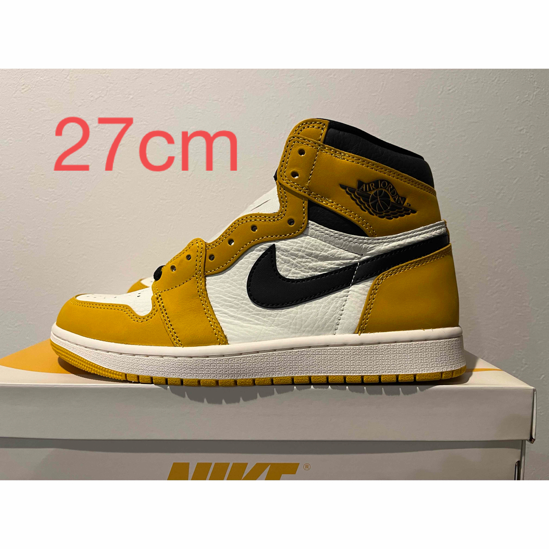 メンズNike Air Jordan 1 Retro Yellow Ochre 27