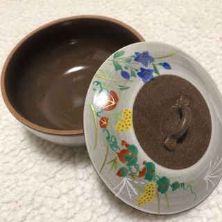 新品 陶器 蓋付き 小鉢 菓子鉢 漬物 佃煮 梅干し(陶芸)