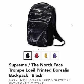 シュプリーム(Supreme)のSupreme / The North Face Trompe Loeil Pr(バッグパック/リュック)