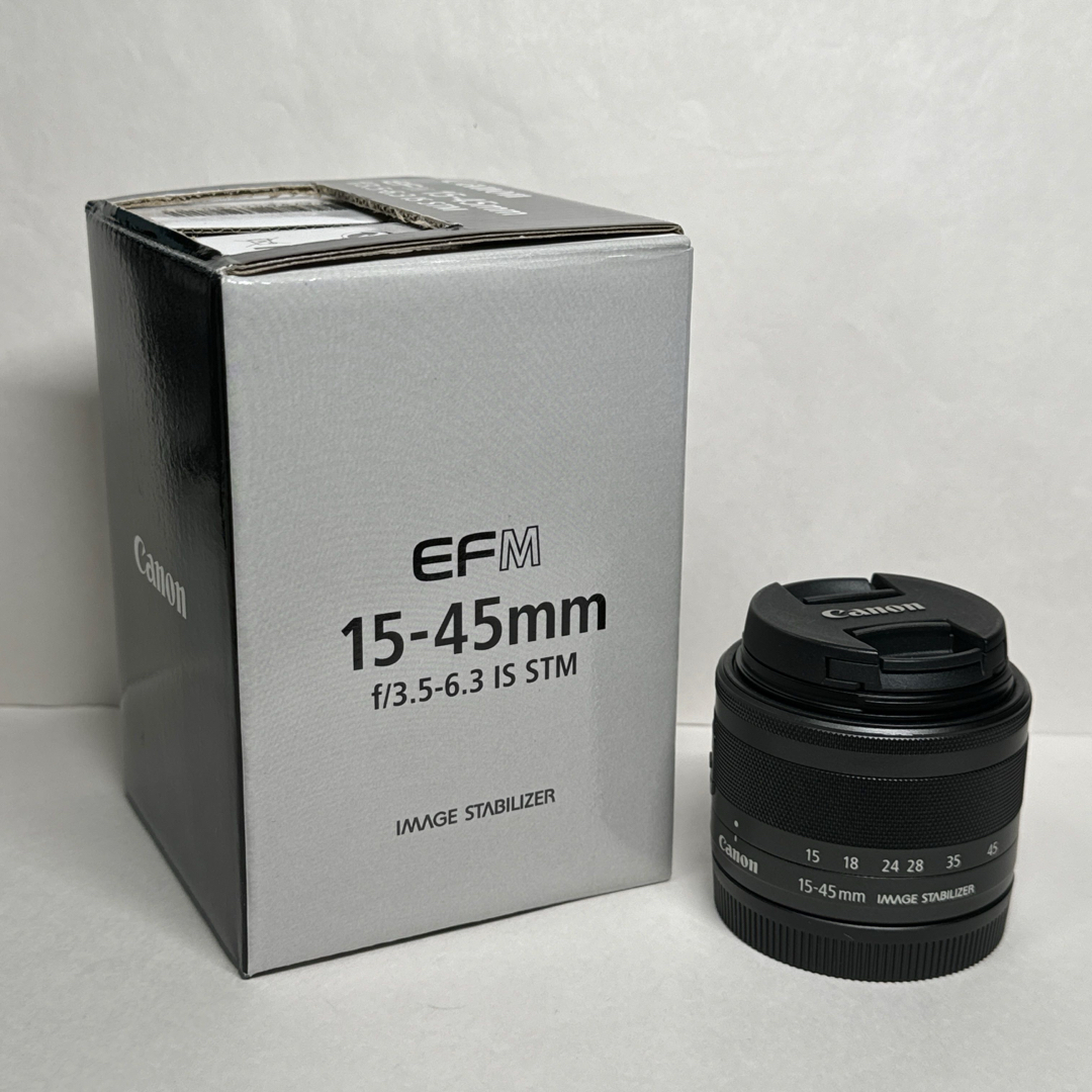 期間限定送料無料 美品 Canon f/3.5-6.3 EF-M 佳能-Canon 15-45mm f3.5