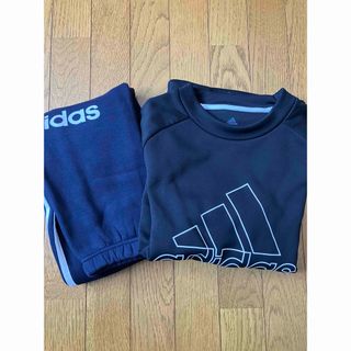 adidas 裏起毛トレーナー、裏起毛スウェットパンツ(Tシャツ/カットソー)