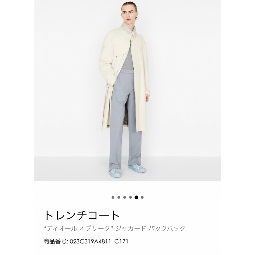 KIM JONES - 半額以下!Dior hommeトレンチコート #サドル #キム KIM JONES - 半額以下!Dior hommeトレンチコート #サドル #キム
