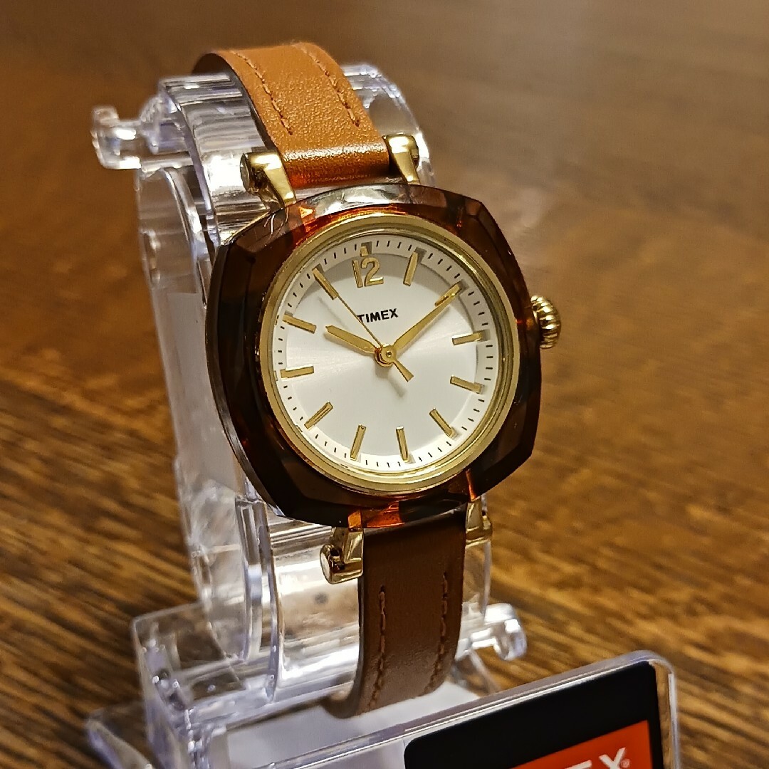 クォーツ◯ベルト素材美品「TIMEX」腕時計