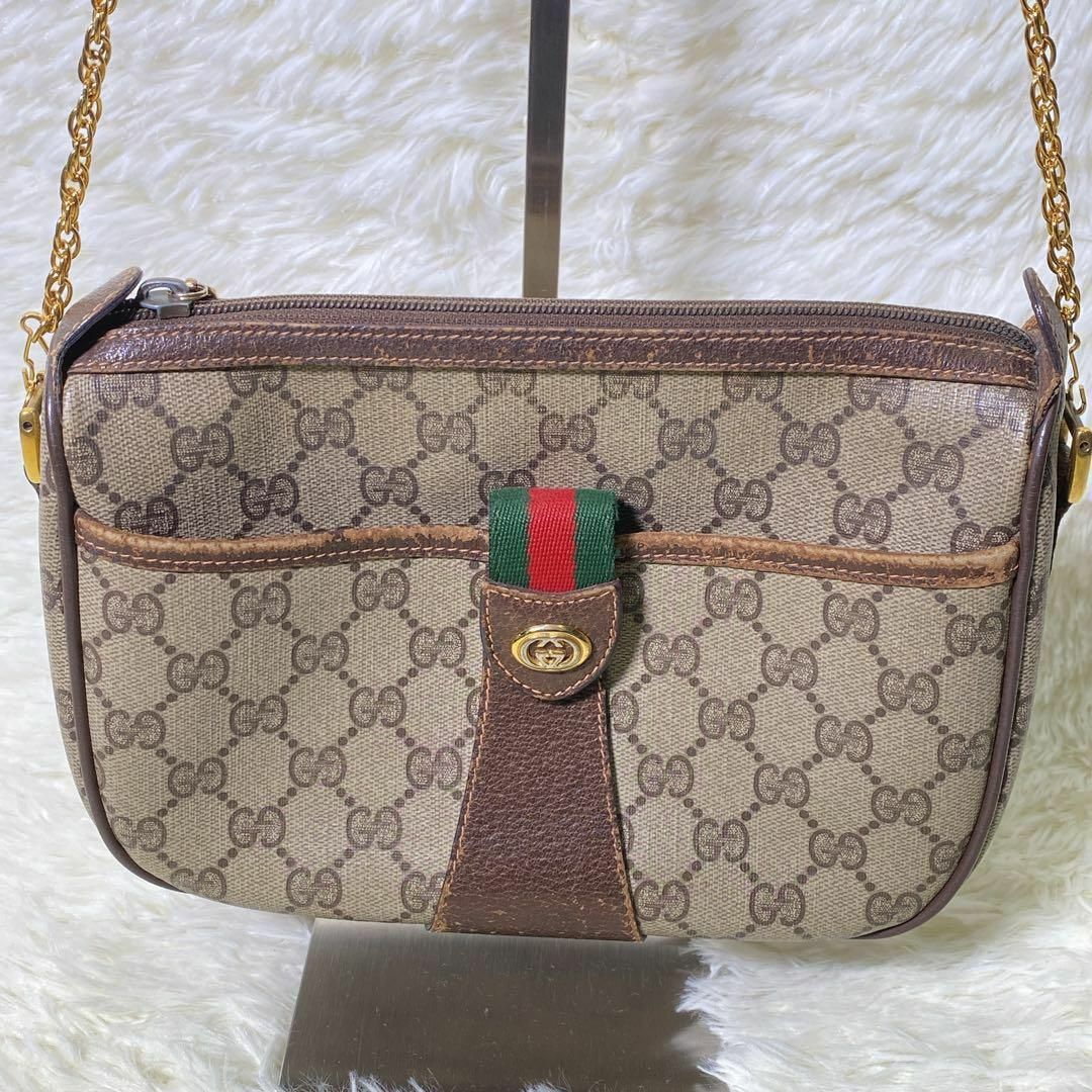 ✨美品✨GUCCI ショルダーバッグ GG柄 シェリーライン インター ✨美品✨GUCCI ショルダーバッグ GG柄 シェリーライン インター