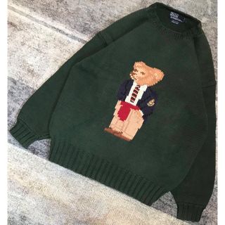 ポロラルフローレン(POLO RALPH LAUREN)の雰囲気抜群 お洒落すぎるプレッピーベア 稀少L ラルフローレン ニット セーター(ニット/セーター)