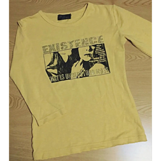 セシルマクビー(CECIL McBEE)の古着 tシャツ CECIL McBEE 七分袖 tシャツ マスタードイエロー(カットソー(長袖/七分))