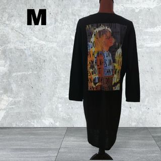 【新品タグ付き】長袖Tシャツワンピ サイズM(ロングワンピース/マキシワンピース)