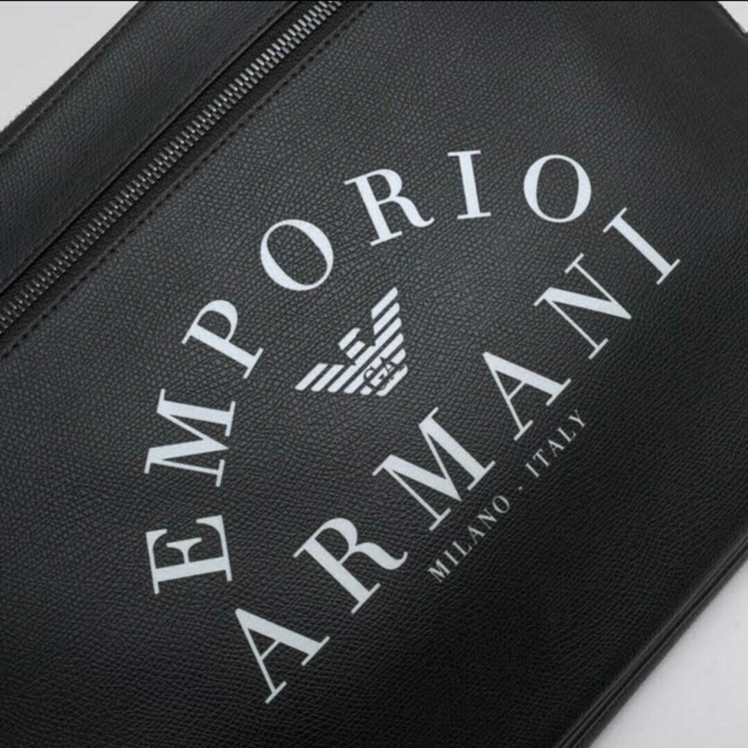 Emporio Armani(エンポリオアルマーニ)の【美品】アルマーニ／EMPORIO ARMANI セカンドバッグ クラッチバック メンズのバッグ(セカンドバッグ/クラッチバッグ)の商品写真