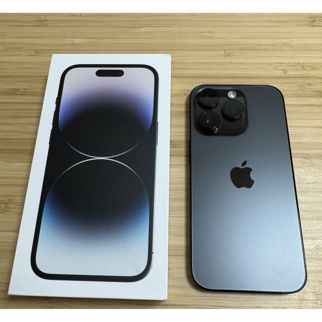 Apple(アップル)のアップル iPhone14 Pro 256GB スペースブラック スマホ/家電/カメラのスマートフォン/携帯電話(スマートフォン本体)の商品写真