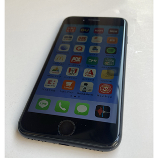アイフォーン(iPhone)の（ジャンク）Apple iphoneSE2 128G  SIMフリー ブラック(スマートフォン本体)