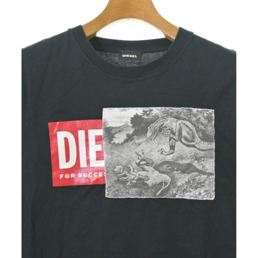 DIESEL(ディーゼル)のDIESEL ディーゼル Tシャツ・カットソー S 黒 【古着】【中古】 メンズのトップス(Tシャツ/カットソー(半袖/袖なし))の商品写真