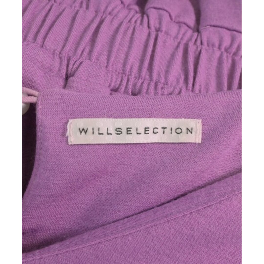 WILLSELECTION(ウィルセレクション)のWILLSELECTION ウィルセレクション ワンピース M 紫 【古着】【中古】 レディースのワンピース(ひざ丈ワンピース)の商品写真