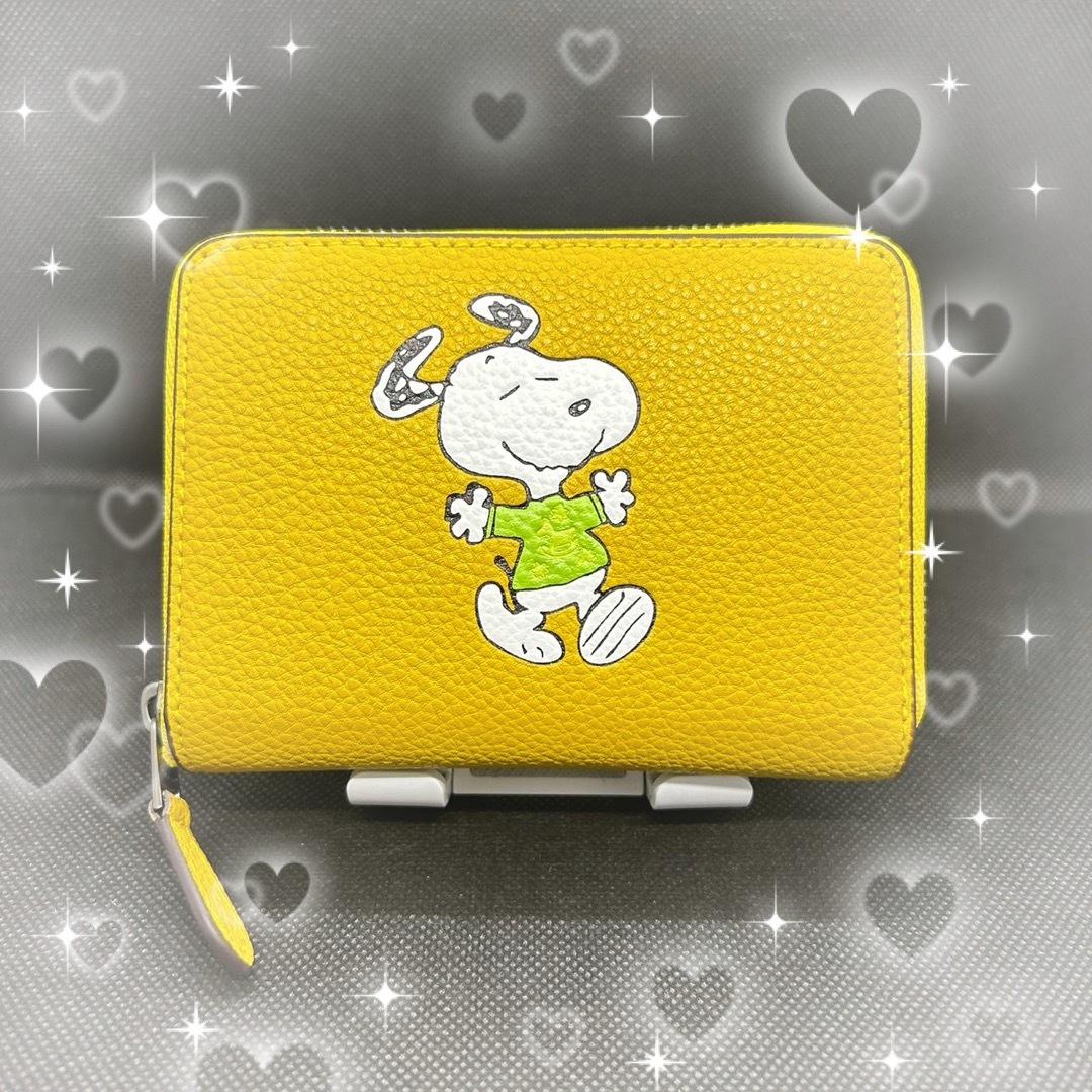 コーチ COACH X PEANUTS】スモール ジップ スヌーピー CE869