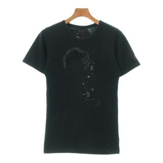 ロエン(Roen)のRoen ロエン Tシャツ・カットソー 42(XS位) 黒 【古着】【中古】(Tシャツ/カットソー(半袖/袖なし))