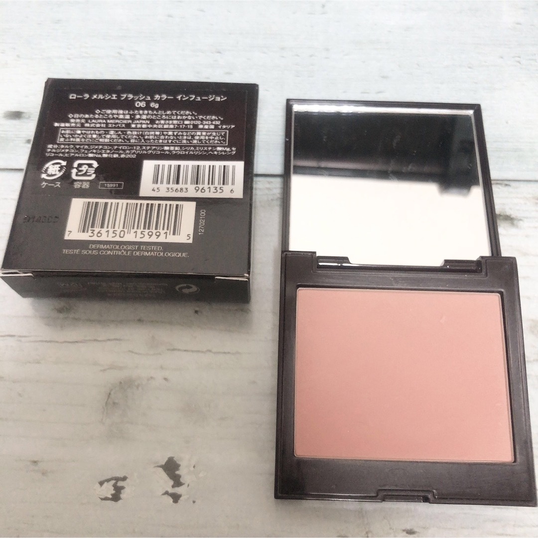 laura mercier(ローラメルシエ)のLAURA MERCIER ブラッシュカラーインフュージョン #06 チャイ 6 コスメ/美容のベースメイク/化粧品(チーク)の商品写真