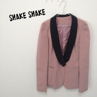 シェイクシェイク(SHAKE SHAKE)のSHAKESHAKE＊バイカラージャケ(テーラードジャケット)