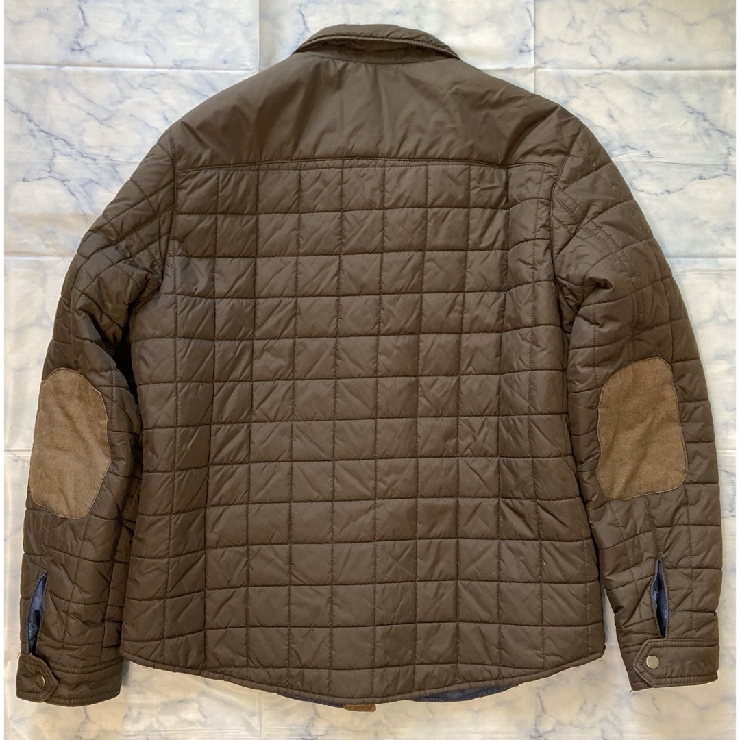 【Tasso Ella】Quilted Shirt Jacket/Brown/L メンズのジャケット/アウター(ダウンジャケット)の商品写真