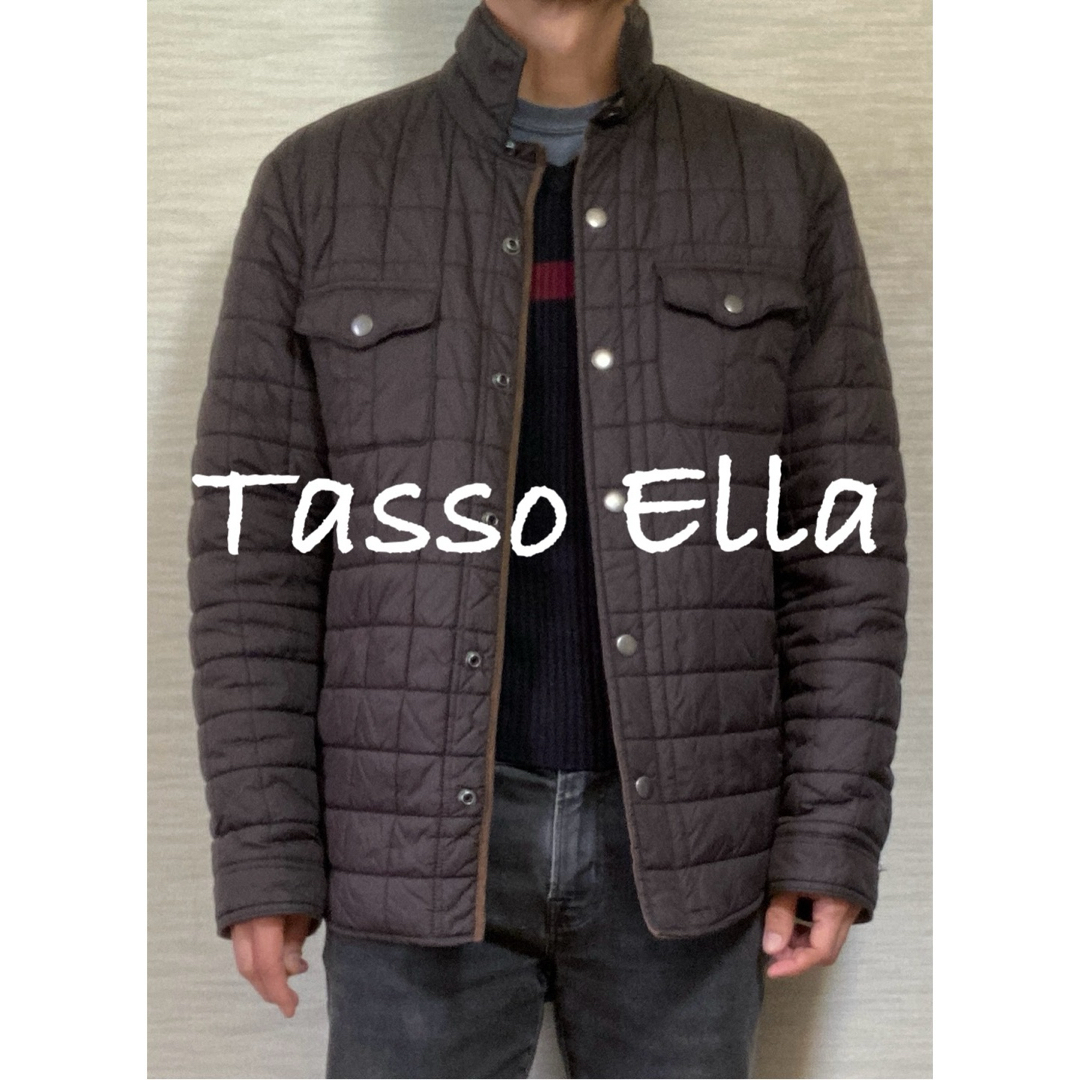 【Tasso Ella】Quilted Shirt Jacket/Brown/L メンズのジャケット/アウター(ダウンジャケット)の商品写真