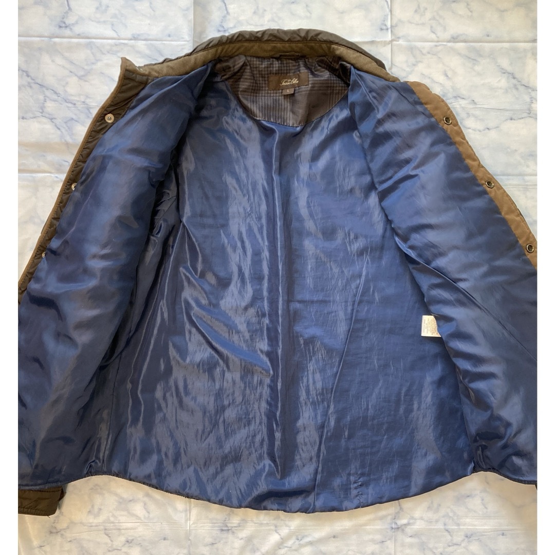 【Tasso Ella】Quilted Shirt Jacket/Brown/L メンズのジャケット/アウター(ダウンジャケット)の商品写真