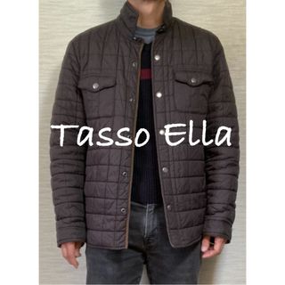 【Tasso Ella】Quilted Shirt Jacket/Brown/L(ダウンジャケット)