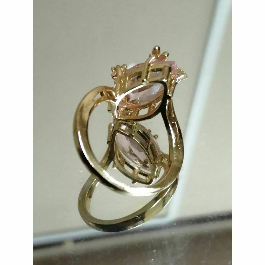 【R114】リング　 メンズ 　レディース　指輪　ピンク　20号 レディースのアクセサリー(リング(指輪))の商品写真