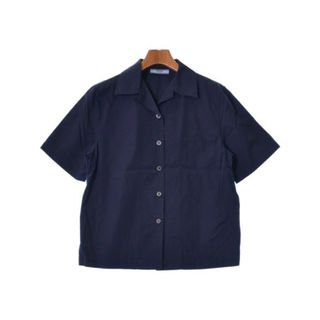 プラダ(PRADA)のPRADA プラダ カジュアルシャツ 40(M位) 紺 【古着】【中古】(シャツ/ブラウス(長袖/七分))