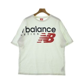 ニューバランス(New Balance)のNew Balance ニューバランス Tシャツ・カットソー M 白 【古着】【中古】(Tシャツ/カットソー(半袖/袖なし))