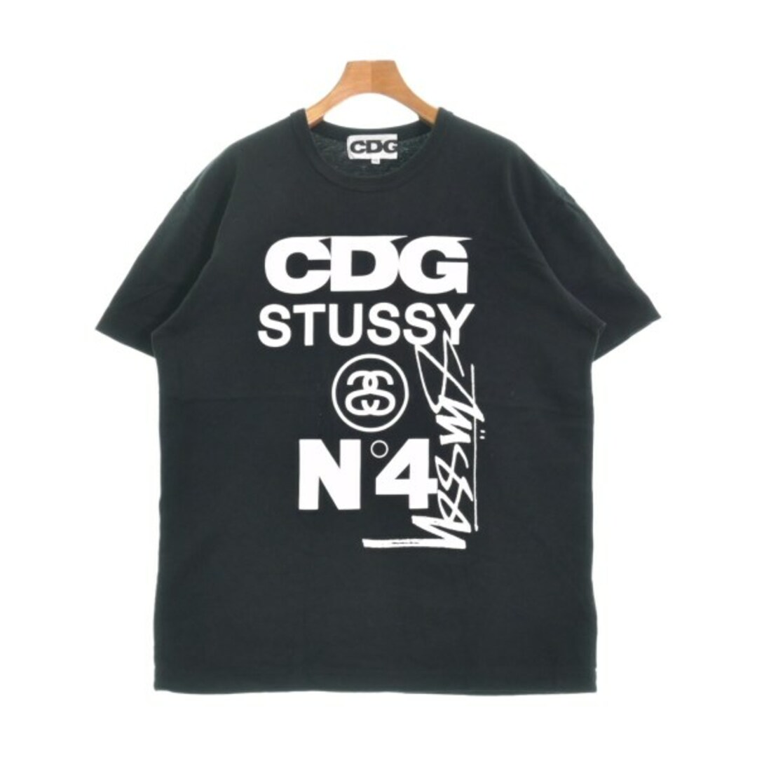 なし伸縮性CDG シーディージー Tシャツ・カットソー XXL 黒