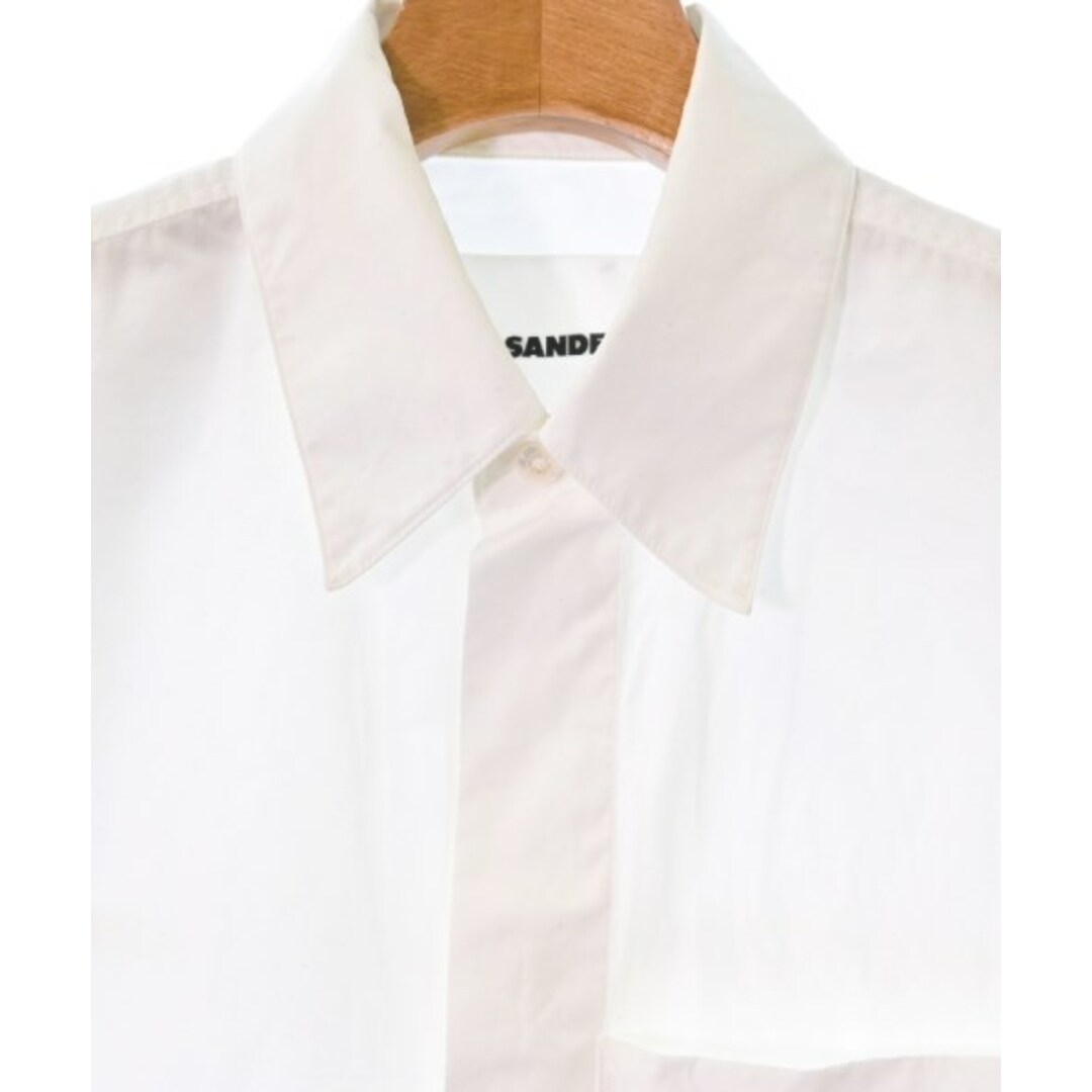 Jil Sander(ジルサンダー)のJIL SANDER ジルサンダー カジュアルシャツ 38(S位) 白 【古着】【中古】 メンズのトップス(シャツ)の商品写真