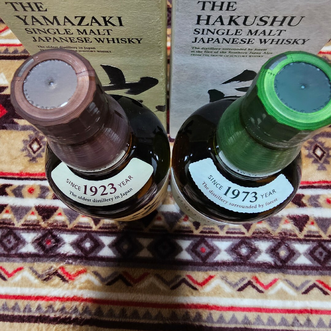 山崎 白州 シングルモルト ウイスキー 100周年 700ml 山崎 白州 シングルモルト ウイスキー 100周年 700ml