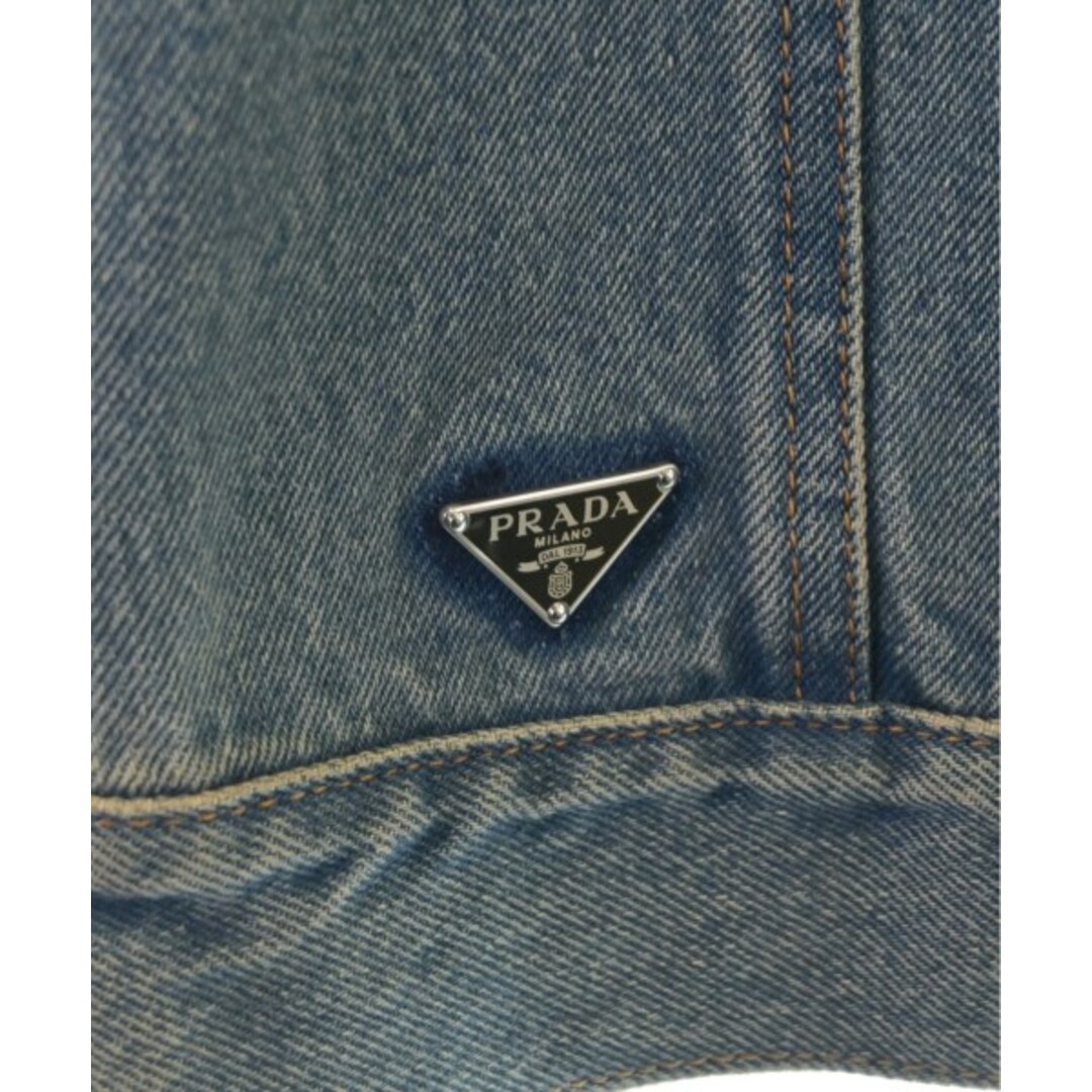 PRADA(プラダ)のPRADA プラダ デニムジャケット XS 青(デニム) 【古着】【中古】 メンズのジャケット/アウター(Gジャン/デニムジャケット)の商品写真
