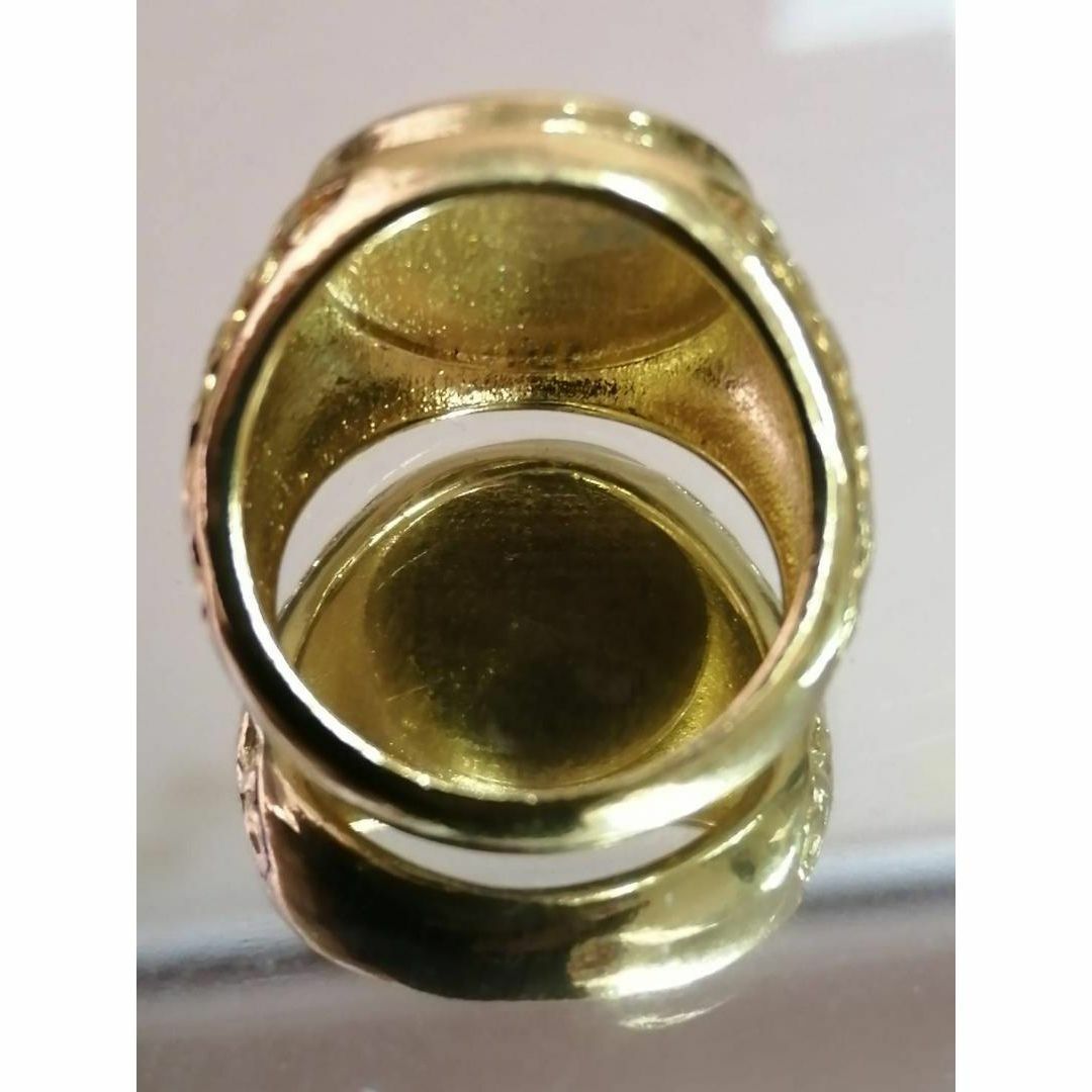 【A111】リング　メンズ　指輪　ゴールド　鳥　イーグル　20号 メンズのアクセサリー(リング(指輪))の商品写真