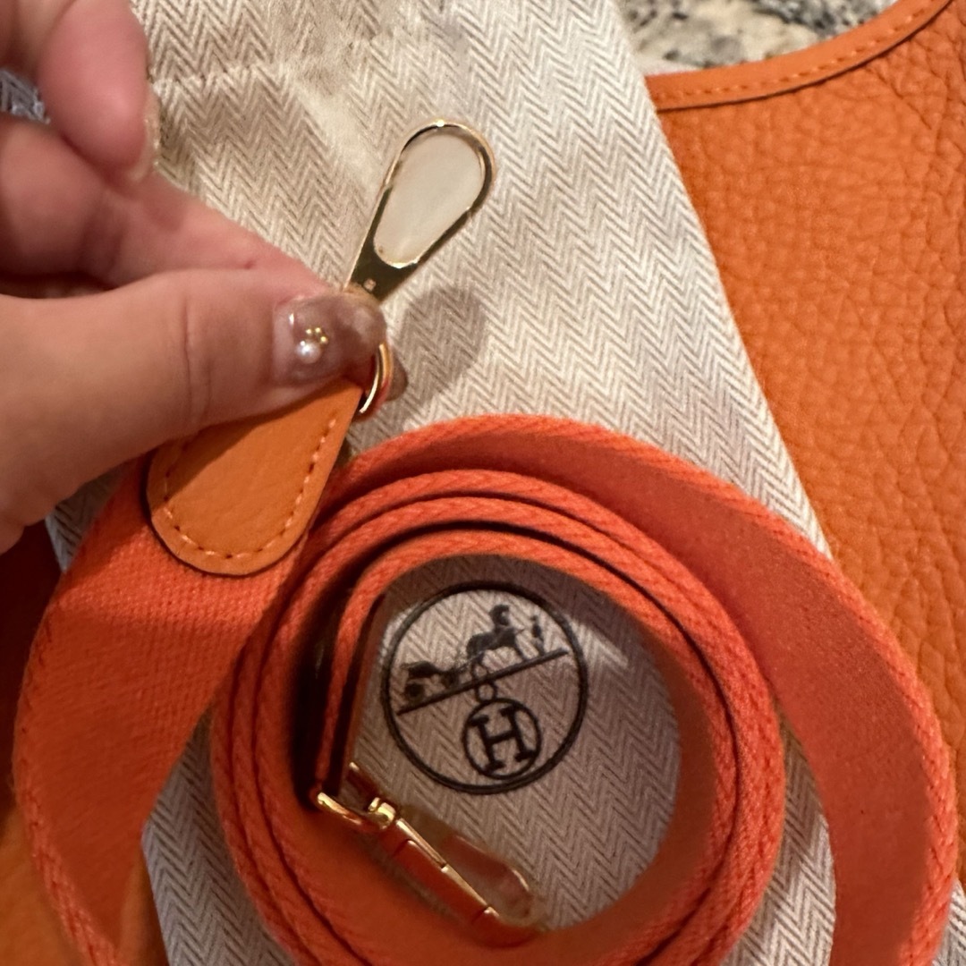 Hermes(エルメス)のエブリン　TPM  HERMES orange レディースのバッグ(ショルダーバッグ)の商品写真