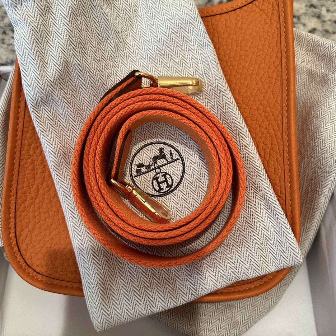 Hermes(エルメス)のエブリン　TPM  HERMES orange レディースのバッグ(ショルダーバッグ)の商品写真