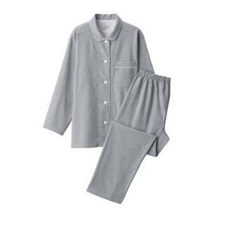 ムジルシリョウヒン(MUJI (無印良品))の無印良品 フランネルパジャマ レディースＬサイズ(パジャマ)