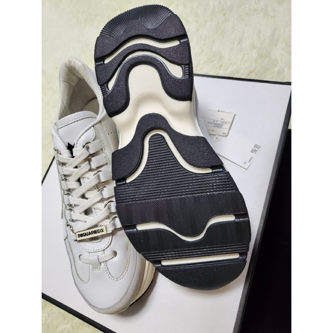 Dsquared2☆ディースクエアード☆定価ホワイトシューズ☆新品未使用 Dsquared2☆ディースクエアード☆定価ホワイトシューズ☆新品未使用