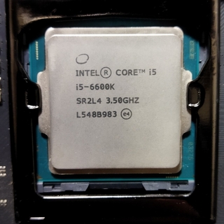 CPU intel core i5 6600k + マザーボード(PCパーツ)